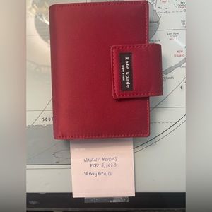 Kate Spade Pocket Agenda, Red